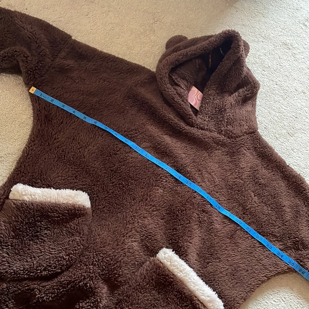 Bear super warm sherpa Costume Pajamas set